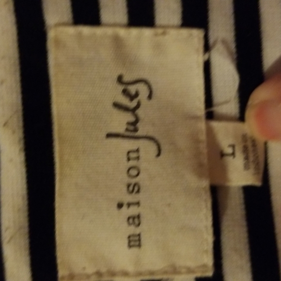 Black & white stripe blazer - Picture 3 of 4